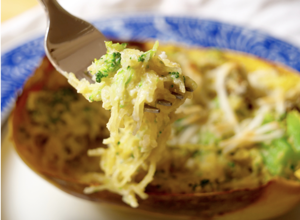 dairy-free gluten-free grain-free spaghetti squash alfredo